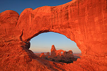 Turret Arch seen through the North Window